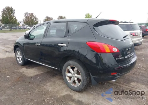 2009 Nissan Murano S из США, поврежденный, VIN JN8AZ18W89W127280